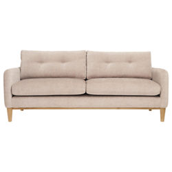 Content By Terence Conran Ashwell Large 3 Seater Sofa, Light Leg Oak Natural